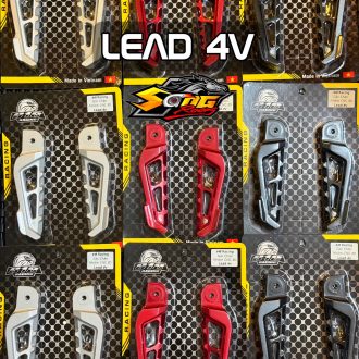 Gác chân sau 618 nhôm CNC xe Lead 4V