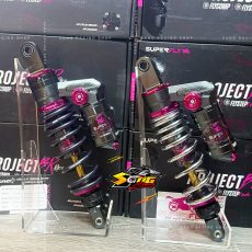 PHUỘC SUPERFLY có BÌNH DẦU 2TC (Xoay được góc nghiêng Bình Dầu ) cho VARIO/VISION/SHMODE/LEAD125…